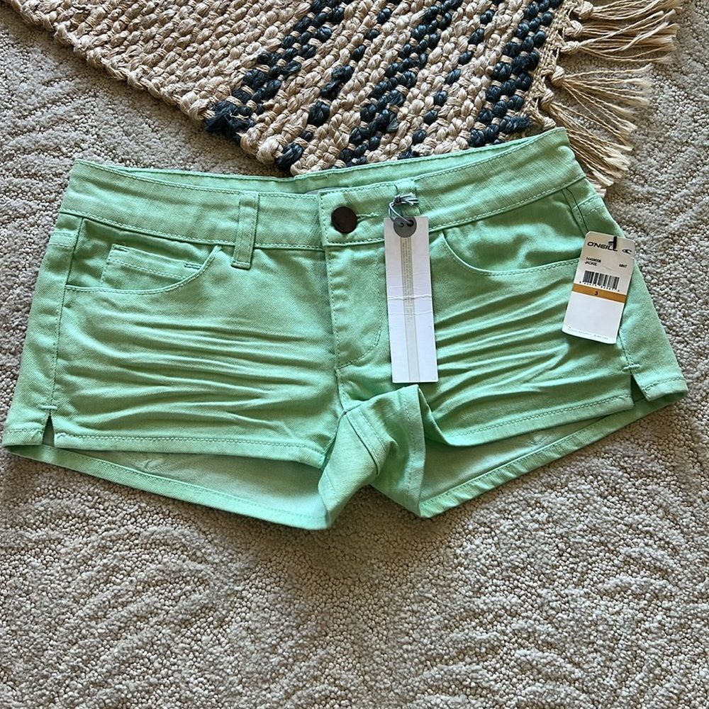 NWT Oneil Jackie Mint Green Women's Shorts size 3